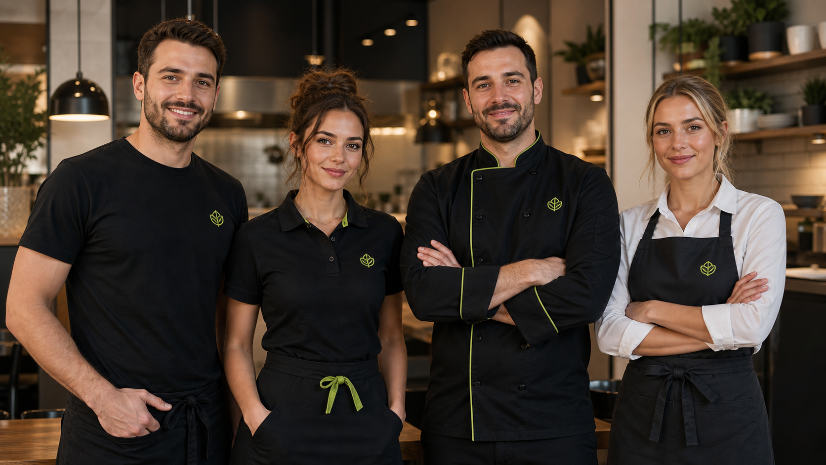 Odzież z logo dla gastronomii i restauracji GRUFI